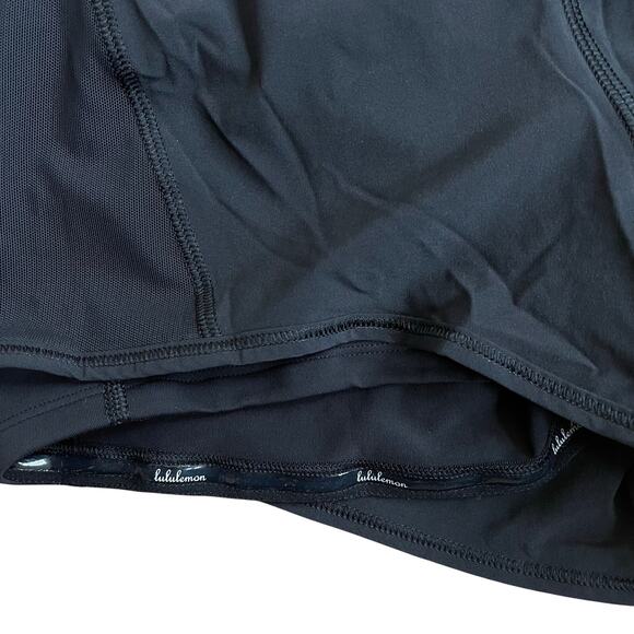 Lululemon Meshed Up Short Black 2.5" Black Size 6 - Picture 2 of 9
